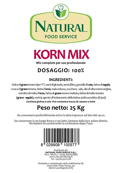 Korn Mix Kg 25 Natural