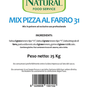 Mix Pizza Farro Nat. Kg25 N°31